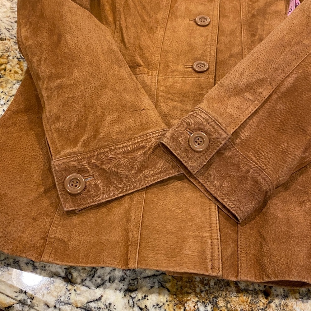 STATIC Leather Coat Jacket - Picture 12 of 13